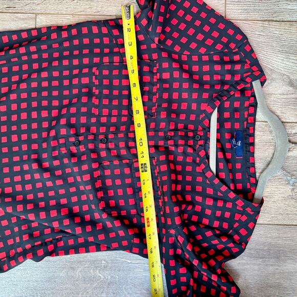 GAP Red and Black Patterned Dress - Picture 8 of 9